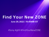 ソニー「Find Your New ZONE」予告サイトが出現、「#glhf」のハッシュタグも 画像