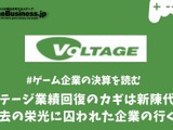 ボルテージ業績回復のカギは新陳代謝？過去の栄光に囚われた企業の行く末【ゲーム企業の決算を読む】 画像