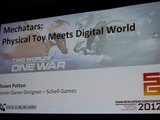 【GDC2012】現実世界のロボット玩具とブラウザゲームという2つの世界を繋いだ「Machatars」 画像