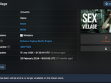 Steam「特定の成人向けコンテンツ」を早速制限。ガイドライン更新に伴いルール違反のゲーム削除 画像