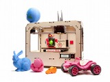 ブルレー、カラフルなプラスチック素材で出力できる3Dプリンタ「Makerbot Replicator」を発売 画像
