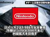 任天堂、スイッチ2は1,986万台を販売－今期はソフト6,000万本で利益拡大を目指す【ゲーム企業の決算を読む】 画像