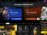AI 3D生成のTripo AI、シリーズA+/A++で約2億ドル調達——仮想世界構築の新構想「Project Eden」も発表 画像