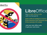 無料オフィスアプリLibreOffice「no AI」で特色打ち出す。文書を無断でクラウドに送らないなど安全性アピール 画像