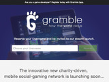 ソーシャルゲームで社会貢献　チャリティ専門ソーシャルゲームプラットフォーム「Gramble」が20日オープン 画像