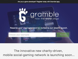 ソーシャルゲームで社会貢献　チャリティ専門ソーシャルゲームプラットフォーム「Gramble」が20日オープン 画像