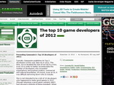米ゲーム業界誌が選ぶ2012年のトップ10デベロッパー・・・日本企業の名前も 画像