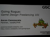 【GDC 2013 Vol.86】フリーランスのゲームデザイナーが語る独立の厳しい戦い 画像