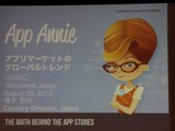 【CEDEC 2013】AppAnnieが豊富なデータで世界のアプリ市場を紹介、海外での日本メーカー売上トップ10も発表 画像