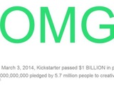 Kickstarter、3月3日に投資約束総額10億ドルを突破―日本は世界8位の投資額 画像