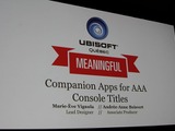 【GDC 2014】家庭用ゲームと連携するコンパニオンアプリ、意味のあるアプリとは? 『アサシンクリード4』の事例 画像
