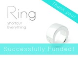 ログバー、指輪型ウェアラブルデバイス「Ring (リング)」の開発資金をKickstarterで募集し約9100万円を調達 画像