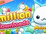 コロプラの知育アプリ『ほしの島のにゃんこ』の英語版『Meow Meow Star Acres』が100万ダウンロードを突破 画像