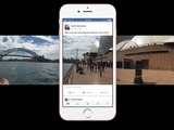 Facebook、360度写真に対応 画像