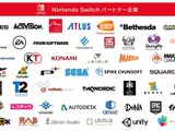 ニンテンドースイッチ向けに開発されているゲームタイトルは80以上、参加企業は50社以上に 画像