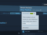Steamユーザーレビュー表示順決定方法が変更、レビュー操作に対策 画像