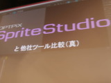ウェブテクノロジ『OPTPiX Sprite Studio』と他社2Dアニメーションツールを徹底比較!【GTMF 2018 東京】 画像