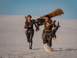 実写映画版『モンハン』、ハンターの姿が公開ートニー・ジャーが見覚えある衣装に身を包む 画像