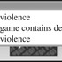 暴力的要素の存在を示すPEGIのロゴ