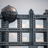 TOKYO, JAPAN – SEPTEMBER 18: General view of the Hachitama spherical observation room in the Fuji Television building overlooking Odaiba Marine Park on September 18, 2018 in Tokyo, Japan. Odaiba Marine Park is one of around 40 venues for the Tokyo 2020 Olympics and will host swimming (marathon) and triathlon events as well as triathlon during the Paralympics. (Photo by Carl Court/Getty Images)