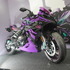 『ストリートファイター6』とコラボレーションした『GSX-8R Tuned by JURI』（大阪モーターサイクルショー2025）