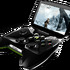 NVIDIAは、1月6日に新型携帯ゲーム機「Project SHIELD」を発表しました。AndroidとWindowsのゲームをサポートし、NVIDIA GeForce GTX 650以上のGPUを搭載したPCからゲームをストリーミングすることも可能です。価格、発売日はともに未定。