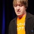 GDC二日目、「ゲームデザインの閉塞」というテーマで講演を行った、キュー・ゲームス（Q-Games）の代表取締役ディラン・カスバート氏（Dylan Cuthbert）。