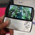 ソニー・エリクソンから発売予定のプレイステーション携帯こと「Xperia Play」。Game Developers Conferenceのモスコーニ・センターのサウスホールの最深部、地味なワンブロックだけのブースにこっそり置かれていました。