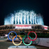 TOKYO, JAPAN - JULY 23: A general view outside the stadium as fireworks are let off during the Opening Ceremony of the Tokyo 2020 Olympic Games at Olympic Stadium on July 23, 2021 in Tokyo, Japan. (Photo by Lintao Zhang/Getty Images)