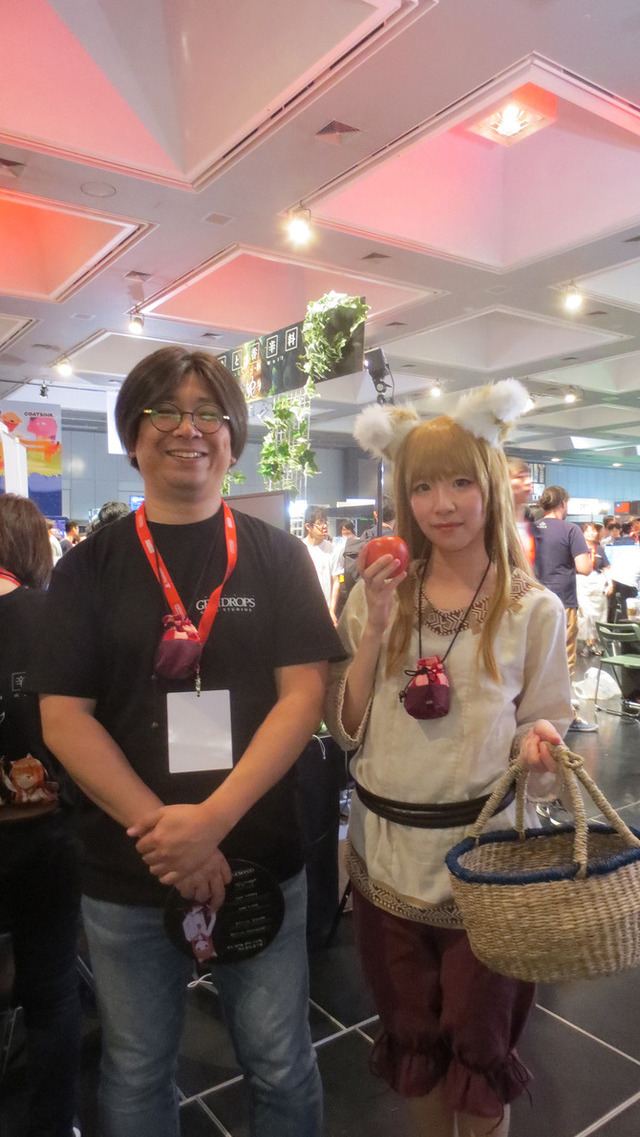 BitSummitにて北尾氏(左)にインタビュー