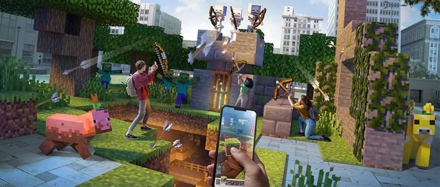 Ar版 マイクラ こと Minecraft Earth サービス終了 19年に開始のモバイル向けゲーム Gamebusiness Jp Ar版 マイクラ こと Minecraft Earth サービス終了 19年に開始のモバイル向けゲーム Gamebusiness Jp