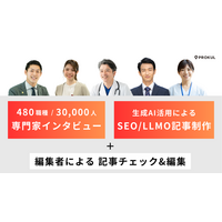 エンファクトリー、「生成AI×480職種の専門家によるSEO/LLMO記事制作サービス」をリリース～ブランド認知と信頼獲得、そして「AIに引用される力」をすべてのコンテンツに～